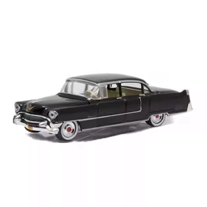 Greenlight Diecast 1:64 Scale 1955 Cadi Fleetwood 60 Luxury Car Alloy Car Model Collection Display Toy Gifts