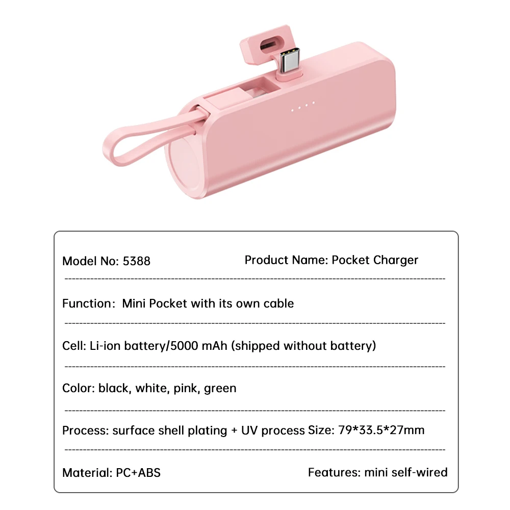 Type-C DIY 18650 /21700 Battery Charger Case Power Bank Box Portable Mobile Power Kit 5V 2A Battery Case For Smart Phones