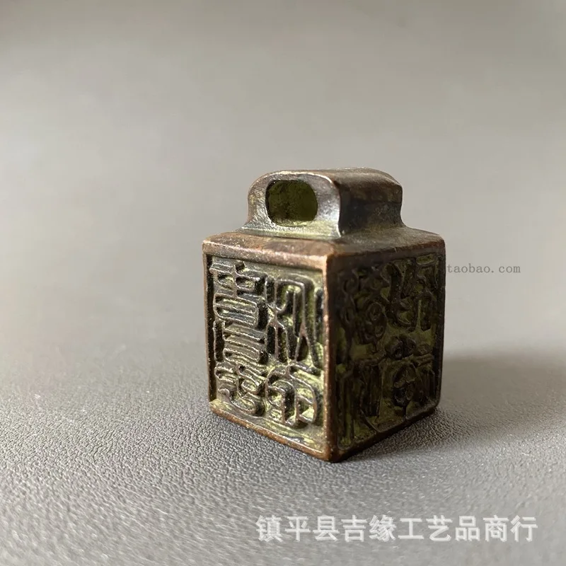 Five-sided alloy weight for study and office, seal supplies, calligraphy paper press ornament