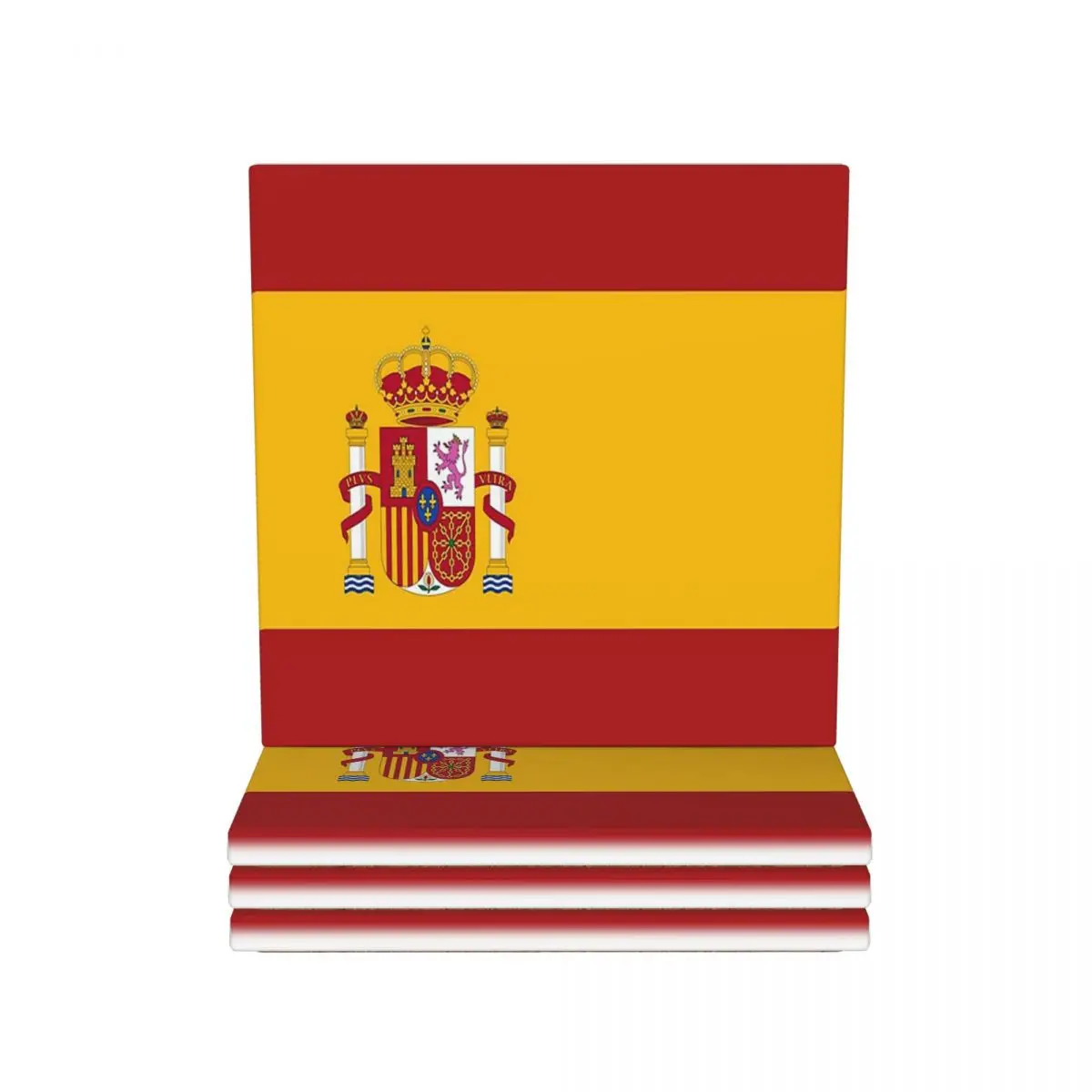 

Spain Flag Coasters Ceramics Baking Mat Decoration And Accessories For Table Mat Kitchen Placemats For Dinner Table Coffee Mat