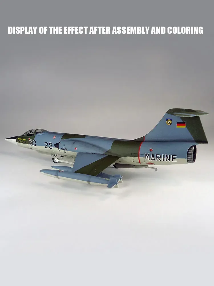 Zmontowany zestaw modeli samolotów Academy 12443 American F-104G Starfighter 1/72