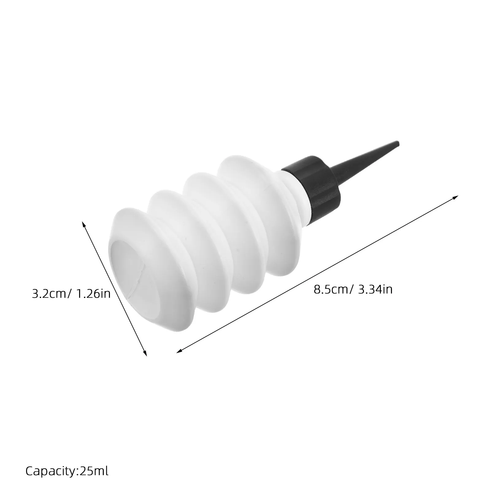 24Pcs Oil Based Marker Ink Refill Permanent Pigment Large Tip Marker Replacement for DIY Office School Home Weather Resistant