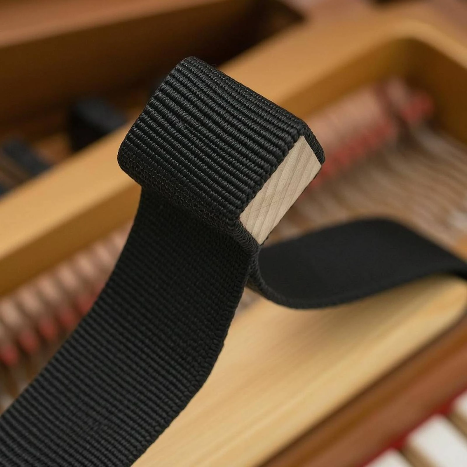 Piano Cover Support Woven Wooden Support Bracket Music Accessory Rectangular