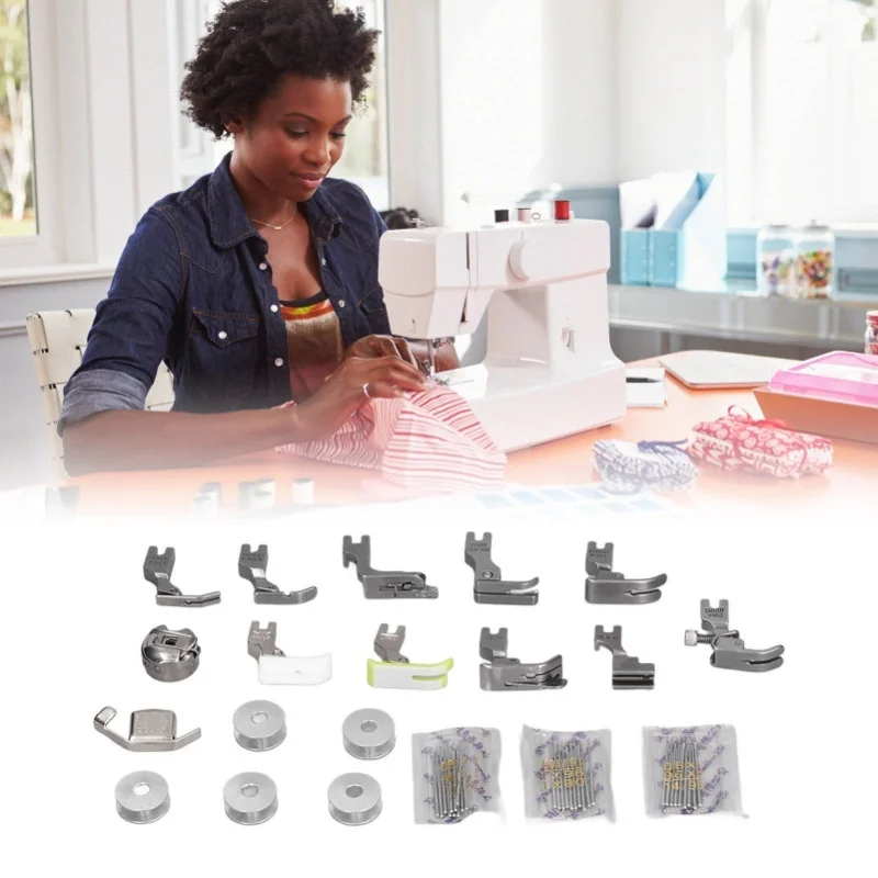 

Практичный набор сменных прижимных лапок из нержавеющей стали для промышленных швейных машин