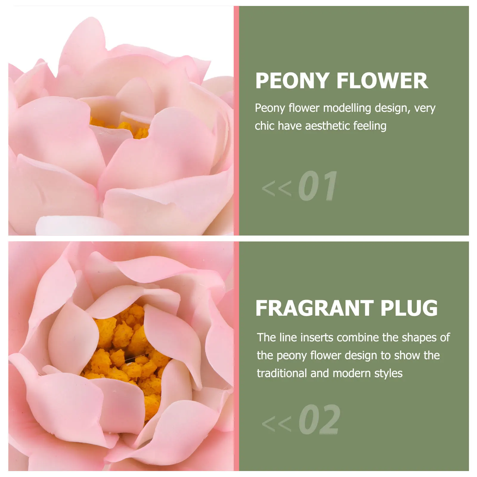 

Creative Peony Flower Shaped Ceramic Incense Burner Desktop Censer Elegant Incense Stick Holder Home Decor Aromatherapy Aroma