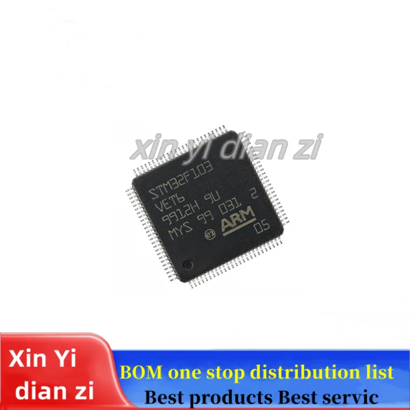 2pcs/lot STM32F103VET6 STM32F103 microcontroller ic chips in stock