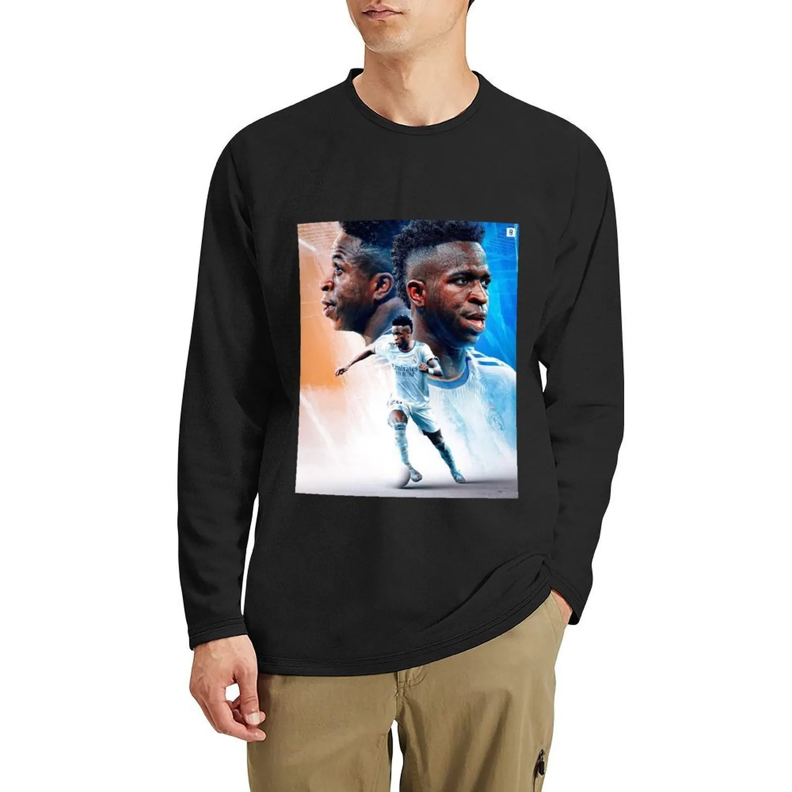 

Обои Vinicius jr длинная футболка милая одежда корейская мода винтажная футболка тяжелые футболки мужские футболки с графикой