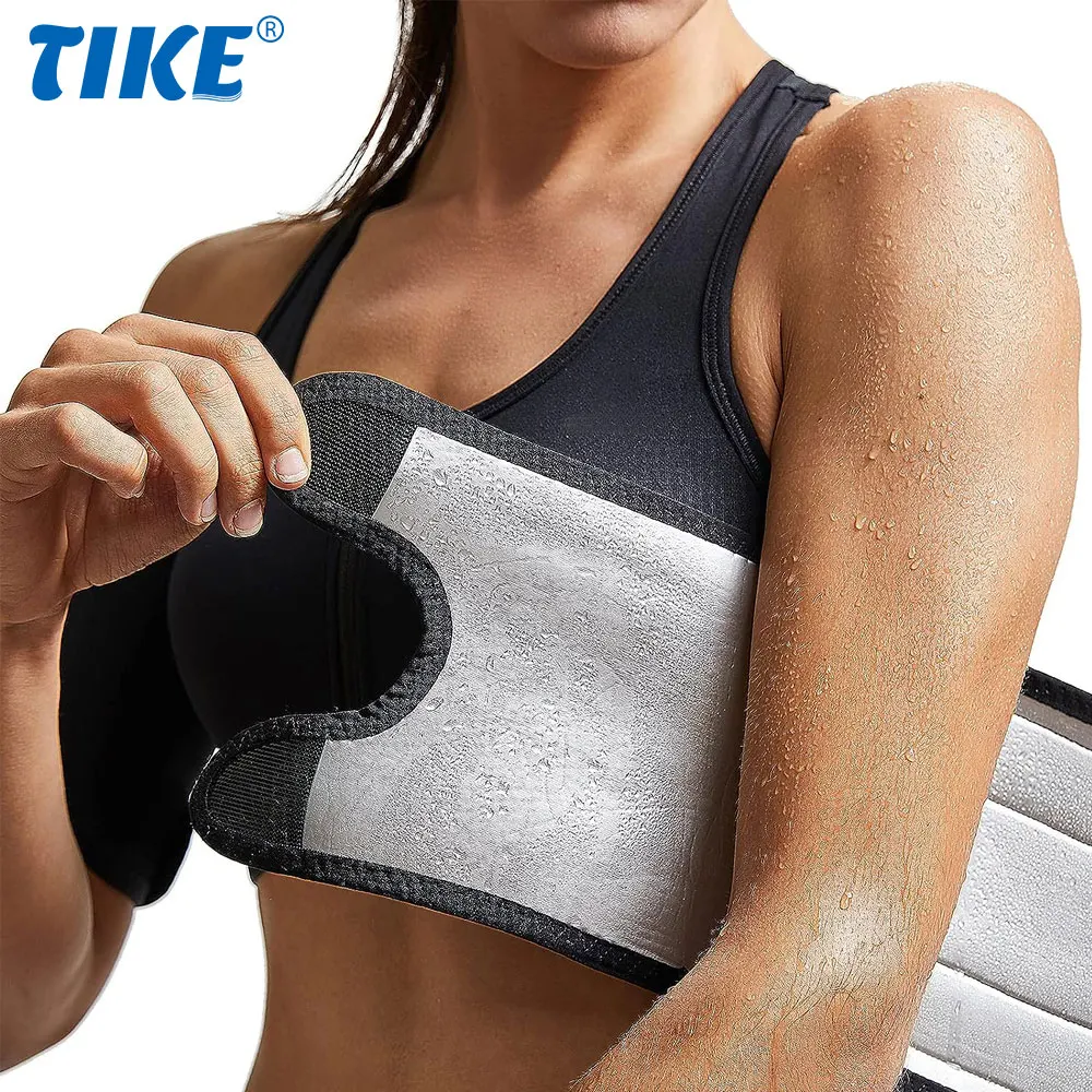 1 PCS Professional Sauna Arm Trimmers Band for Women Men Sweat Arm Shaper Slimming Double Adjustable Arm Trainer Home Gym Office