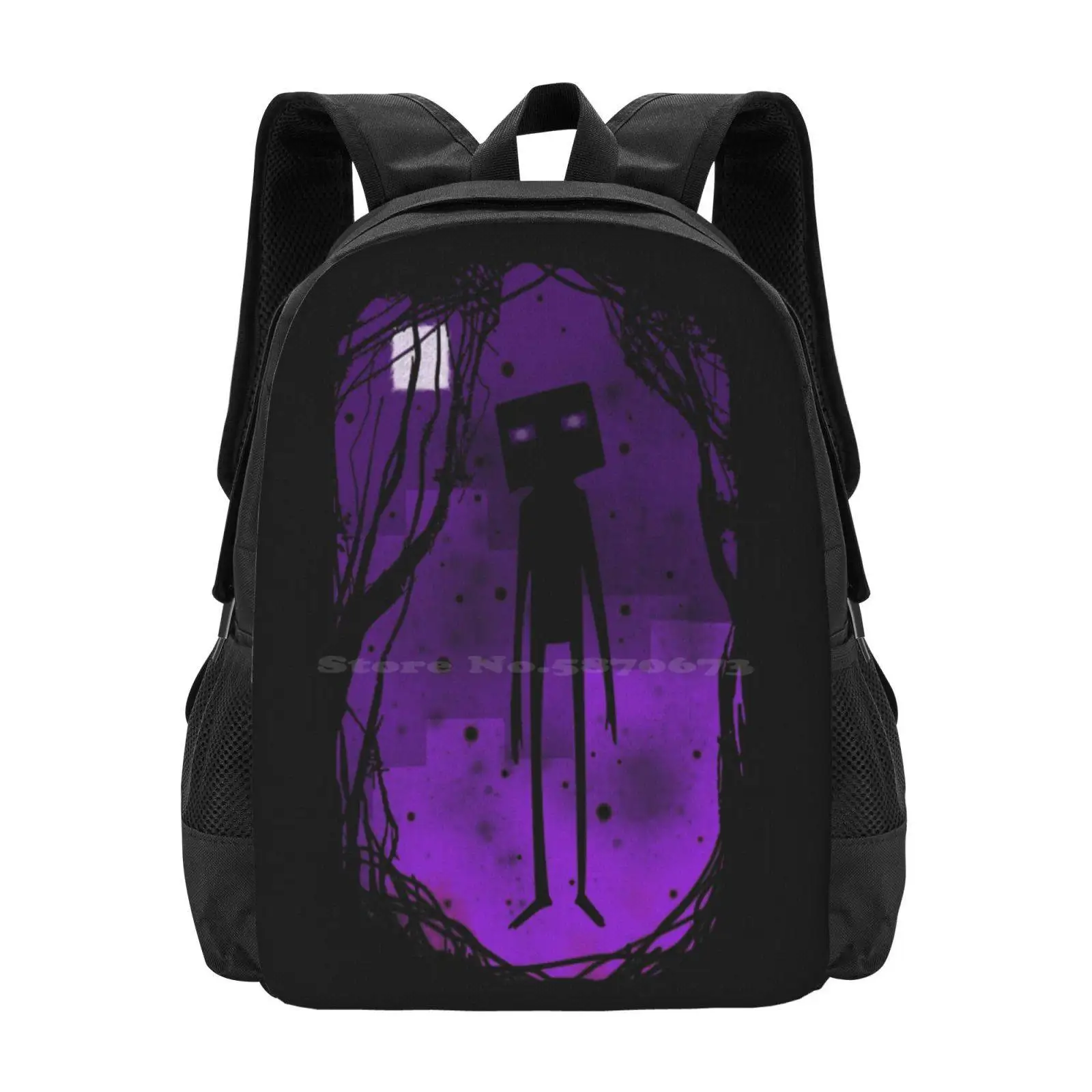 

Enderman Hot Sale Backpack Fashion Bags Enderman Nerd Minimalist Gamer