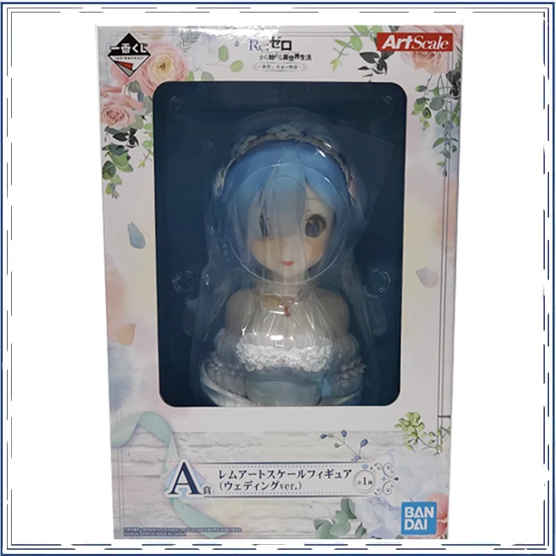 

BANDAI Rem RE: ZERO-Starting Life in Another World, рождественские подарки или коллекция из ПВХ, оригинальная аниме-фигурка, модель игрушки