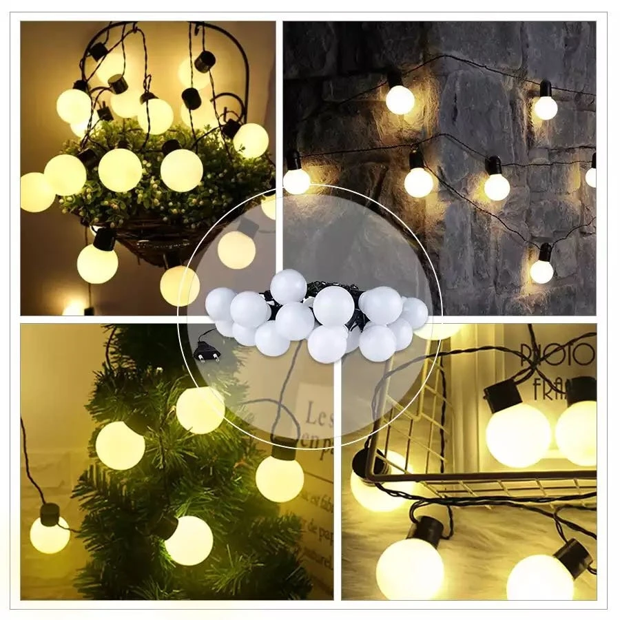 

5M 20 LED Warm White String Light Outdoor Waterproof Garland Tent Terrace Garden Pub Christmas Party Decoration Ambient Lights