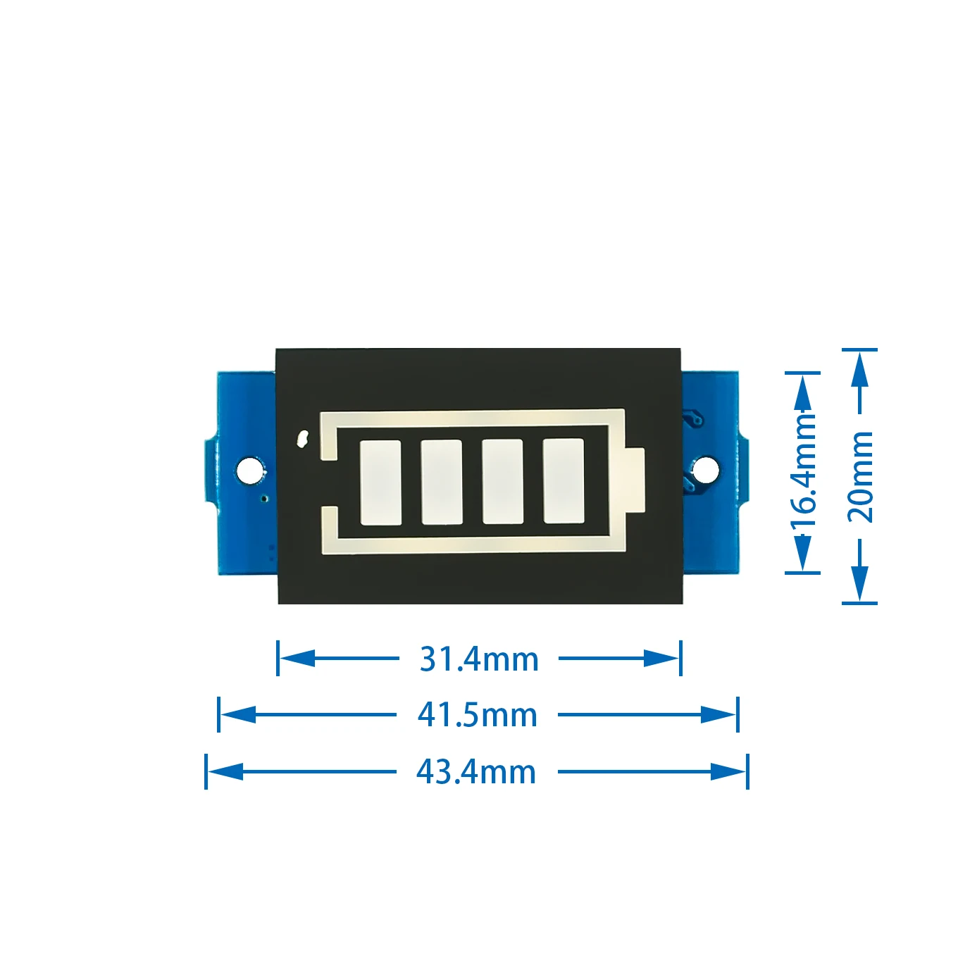 

1S 2S 3S 4S 6S 7S 4 Series Lithium Battery Capacity Indicator Module 16.8V Blue Display Electric Vehicle Battery Power Tester