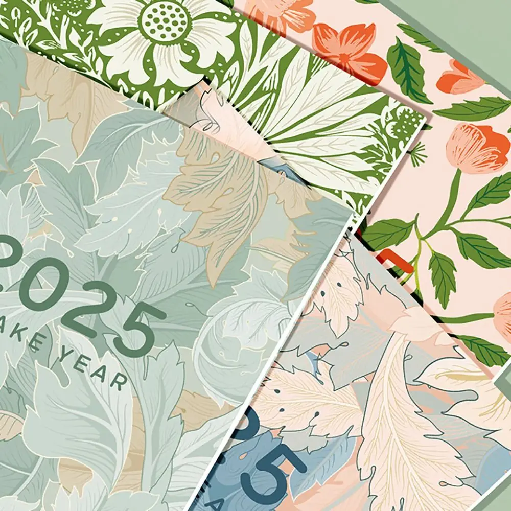 Portable A4 A5 Schedules Notebook Work Efficiency 24 Sheets Agenda Planner Learning Plan Life Check-in Planner Notebook Students