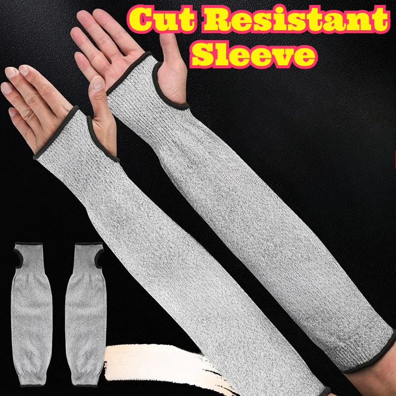 Cut Resistant Sleeve Anti Cut Arm Sleeve Anti Stab Protective Cover Anti Puncture Guard Work Safety Gear Gardening Protection