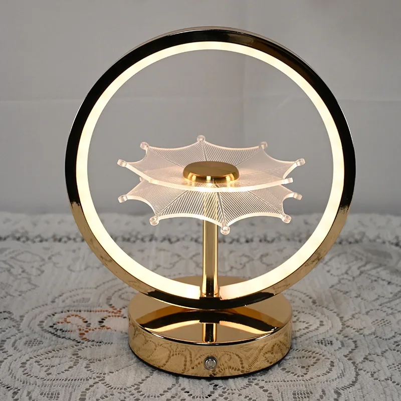 

Creative Personalized Atmospheric Desk Lamp Decoration High-End Light Luxury Gift Touch Dimming Night Light