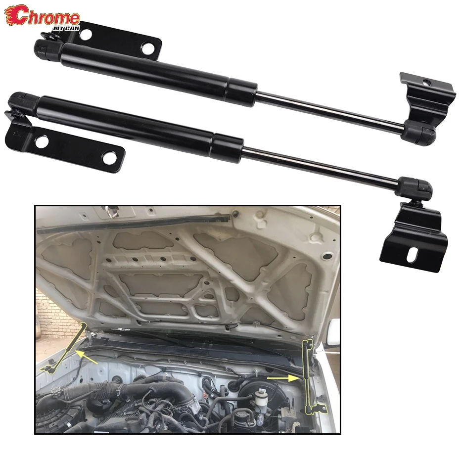 Hood Bonnet Lift Support Gas Spring Struts Shock Damper For Toyota Hilux Fortuner 2005 2006 - 2008 2009 2010 2011 2012 2013 2014