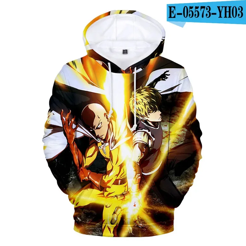 Japanese Anime One Punch 3d Print Sweatshirts Men Women Unisex Hooded Oversized Hoodie Man Sweatshirt Cosplay Clothing