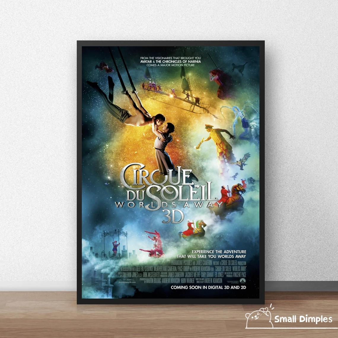 Cirque Du Soleil Worlds Away Diaries Movie Poster Canvas Art Print Home Decoration Wall Painting ( No Frame )