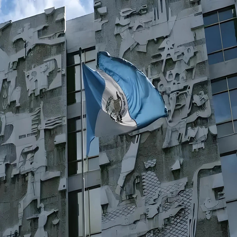 Guatemala National Flag 90x150 Cm Polyester Hanging Banner for Patriotic Pride Indoor/Outdoor Independence Day Decor