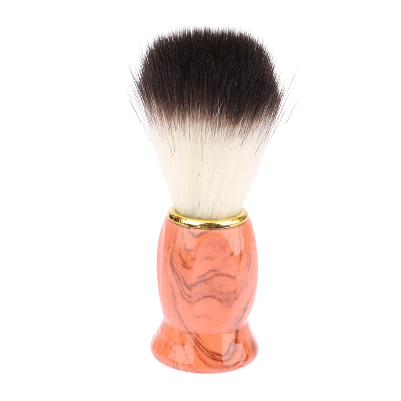 Men\'s Shaving Brush Natural Badger Hair Barber Salon Men Facial Beard Cleaning Appliance Shave Tool Razor Brush with Wood Handle