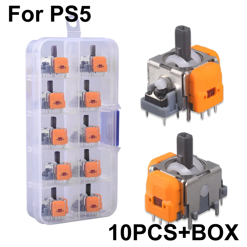 1/10PCS Vervanging TMR Effect 3D Analoge Sensor Hall Effect Joystick Sensor Module voor Playstation 5 Game Controller duim Stic