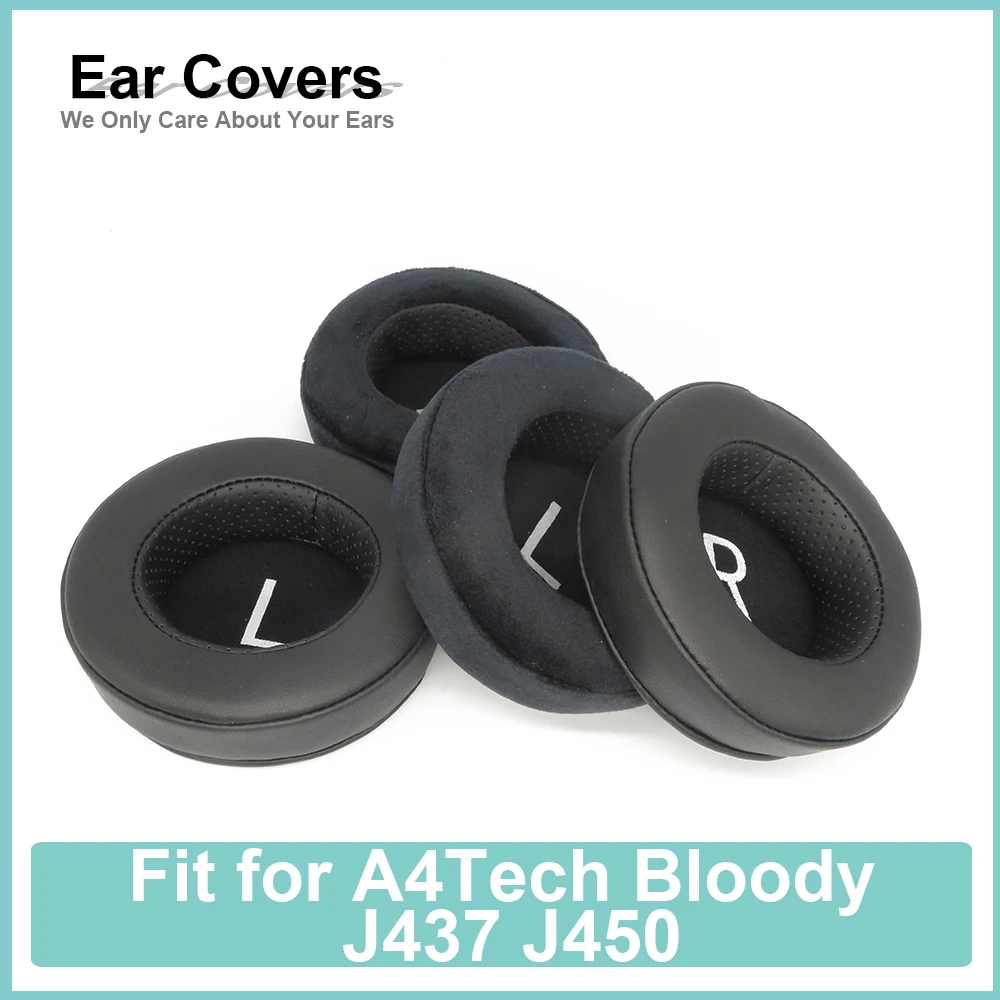 Earpads For A4Tech Bloody J437 J450 Headphone Earcushions Protein Velour Pads Memory Foam Ear Pads