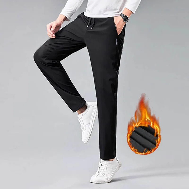 Sports pants  women's autumn and winter new style  thickened sweatpants  casual leg binding  winter outerwear  lamb wool cotton