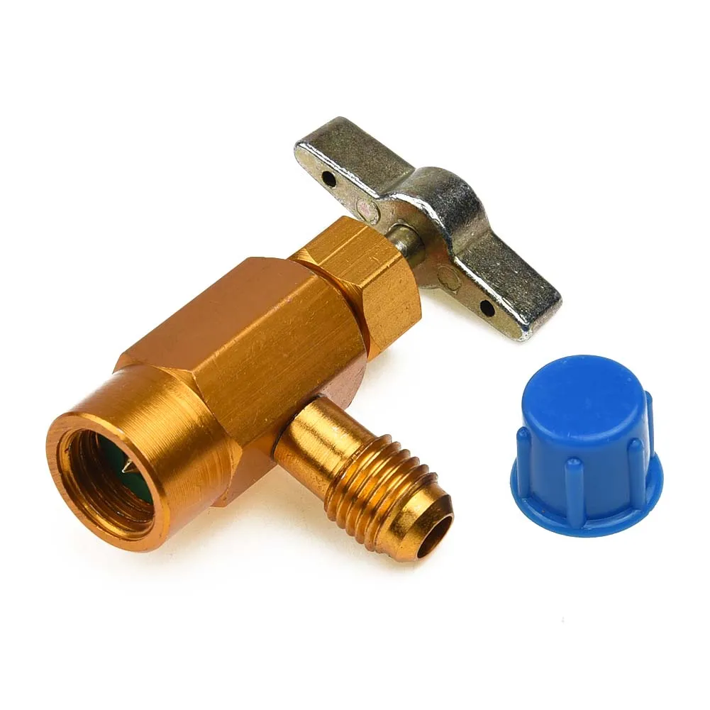 Reliable R 134a R 134 AC DV 134 Brass CAN TAP Opener Valve Trustworthy for Manifold Pressure Gauge Connections