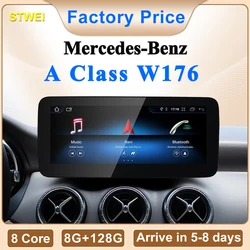 2024 nuevo coche Multimedia inalámbrico Android AUTO CarPlay pantalla de 10,25 pulgadas y 12,3 pulgadas para Mercedes Benz Clase A W176 reproductores de vídeo para coche