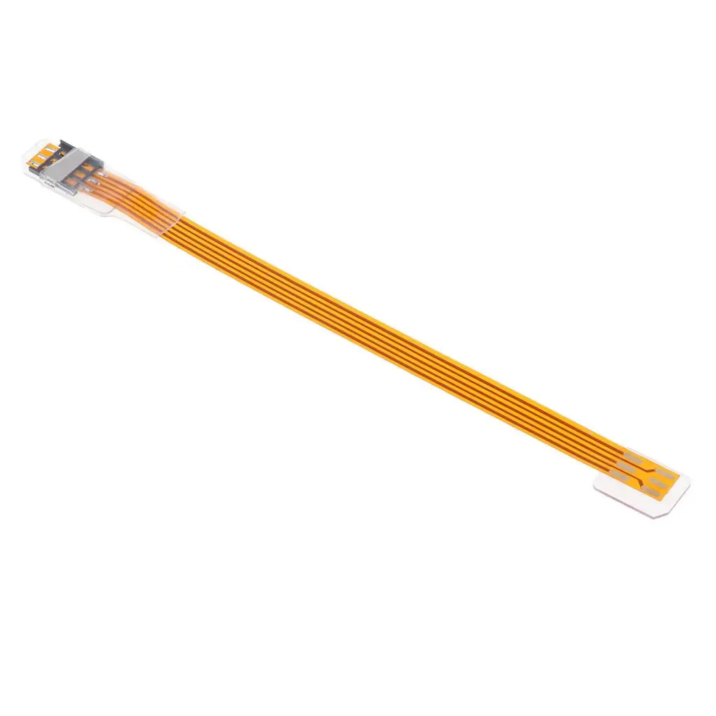 Sim Card Extender Multicolor Cable Adapter High Performance Converter Wire for Mobile Phone Application