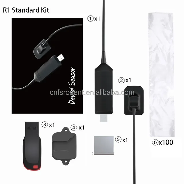 Factory Price Different Size Dental Digital Sensor Original CMOS RVG Xray Intraoral Sensor System