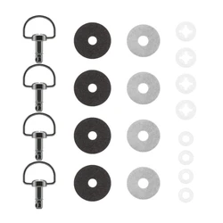 14mm/19mm Universally Quick Release Race Fairing Fasteners D-Rings 1/4 Turn Rivet Motorcycle Racings Bolts Screws