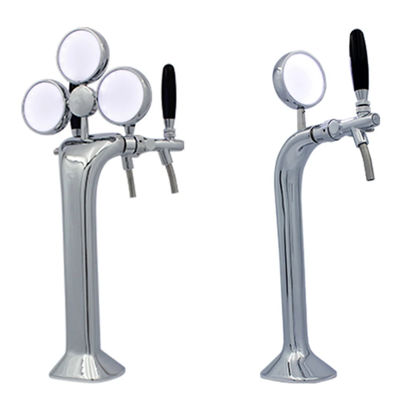 4-hole beer tower distribution equipment, 4-hole chrome plating and polishing advanced