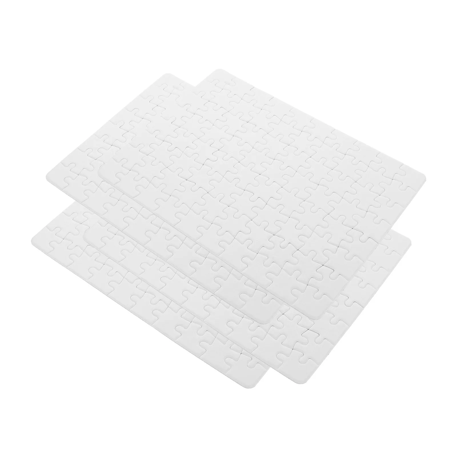 

4 листа белых заготовок для пазлов, доска для рукоделия, материалы для сублимационной печати, рисования, художественных проектов, семейного творчества