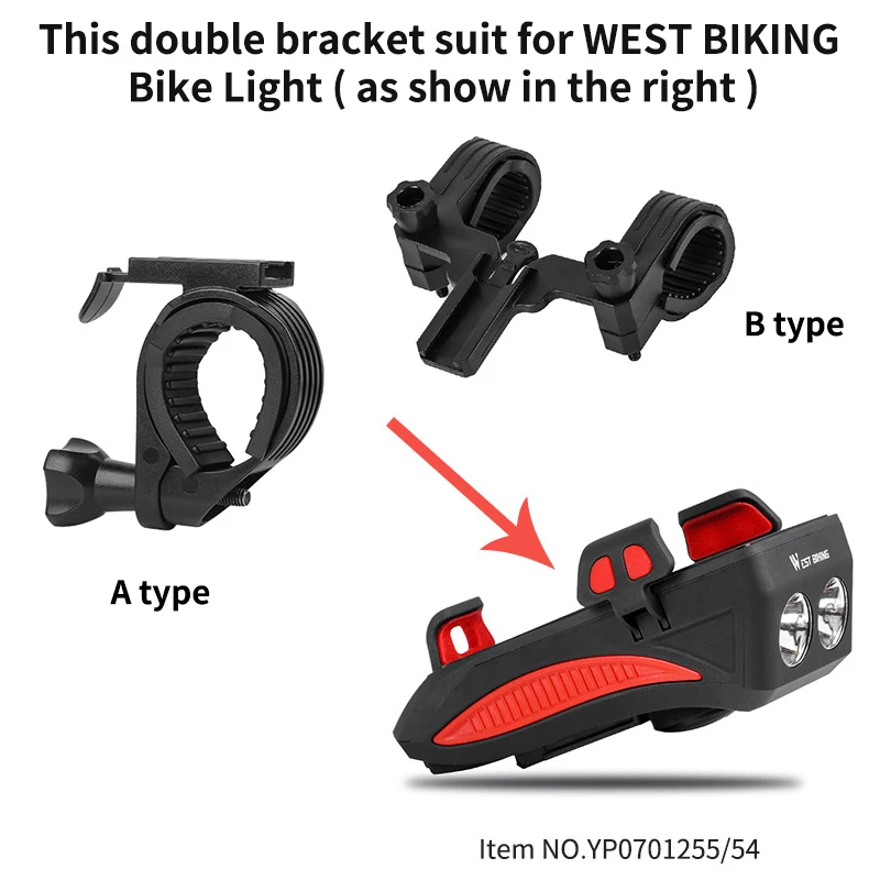 WEST BIKING Hot Sale Bicycle Light Bracket Odometer Computer Mount Bracket Smart Sensor MTB Bike Lamp Stand Cycling Accessories