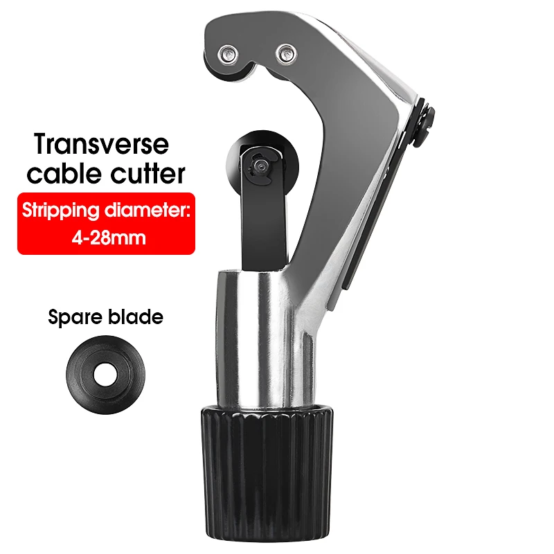 Glasvezelkabelsnijder Buissnijder Zware buizensnijder 1/8 "-1 1/4" (4 mm-28 mm) 93-021 Kabelstripper