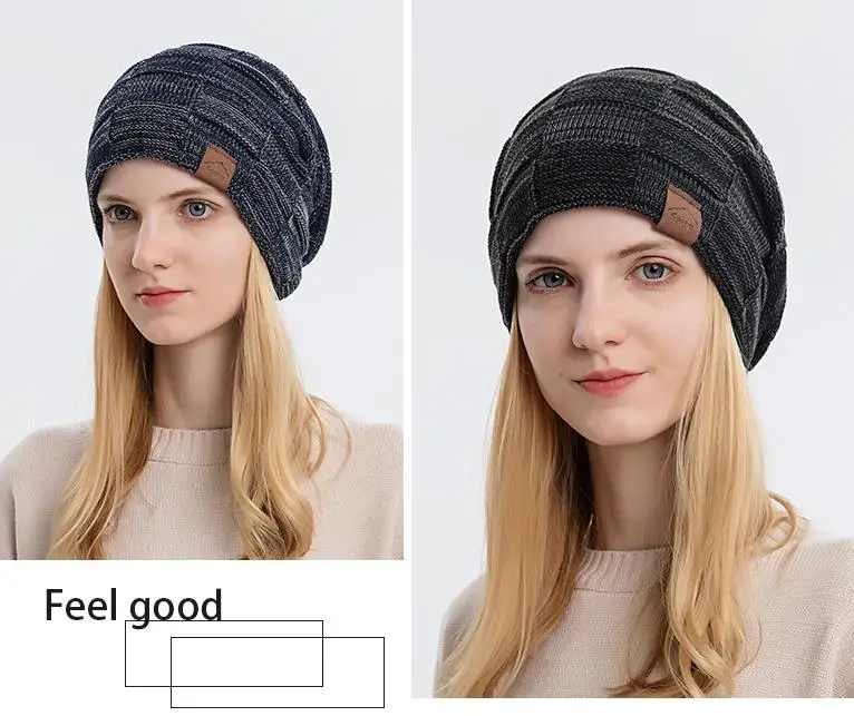 NOOFNO-Perruque Bonnet Bonnet pour Femme, Bonnet Skully, Bonnet Binie, Bonnet Optique Chaud Triblockchain, Rêves Achetés, Perruque Blonde Femme, Bas