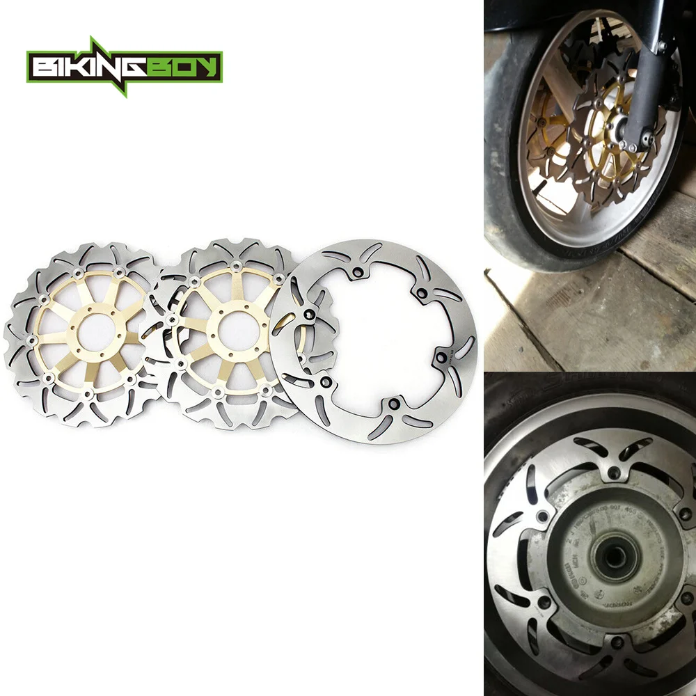 Front Rear Brake Discs Rotor For Valkyrie GL 1500 Interstate C 97-03 Gold Wing 1500 Tourer CT 97 98 99 Interstate CI 00 01 02 03