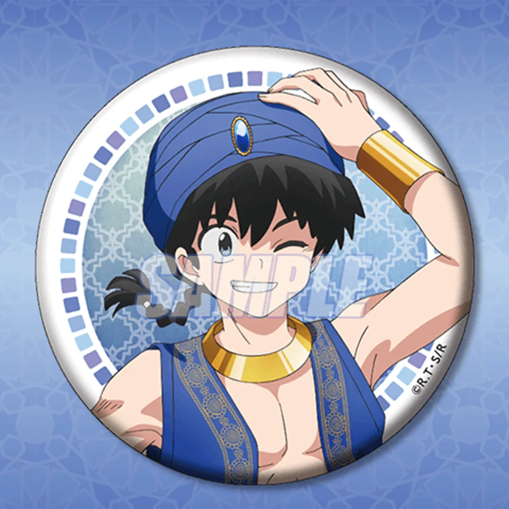 Ranma 1/2 Shampoo Ranma Saotome Badge Cosplay Cute Anime 58MM Acrylic Keychain Backpack Decoration Charm Decoration Fans Gift