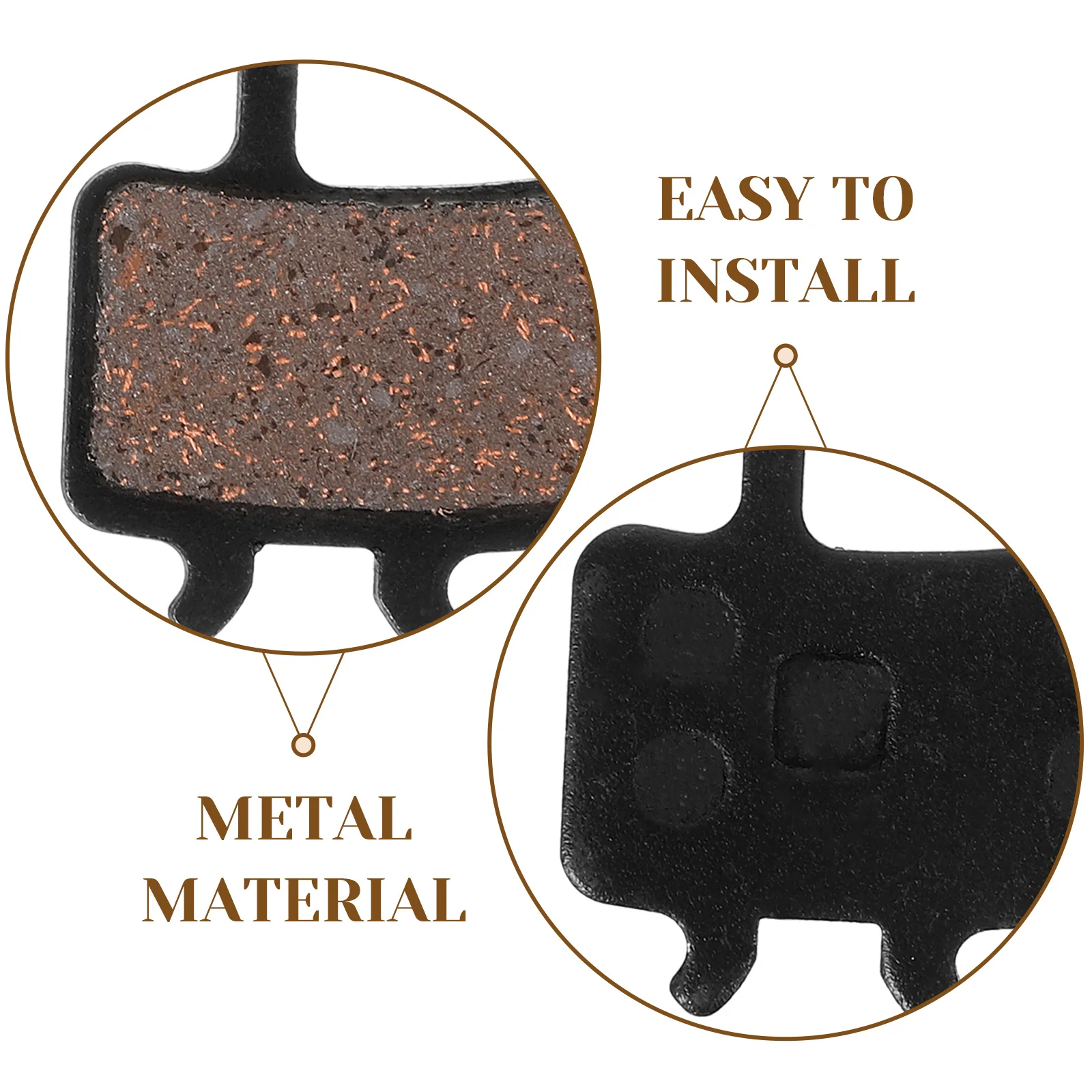 

1 Pair Cycling Disc Pads Replacement Sturdy Wear Resistant High Performance Lightweight Easy Install Long Lasting Brake Blocks