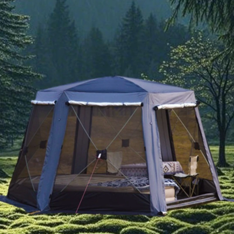 

Автоматическая шестигранная палатка-тент Naturehike для кемпинга, путешествий и пляжа, с защитой от солнца и водонепроницаемостью