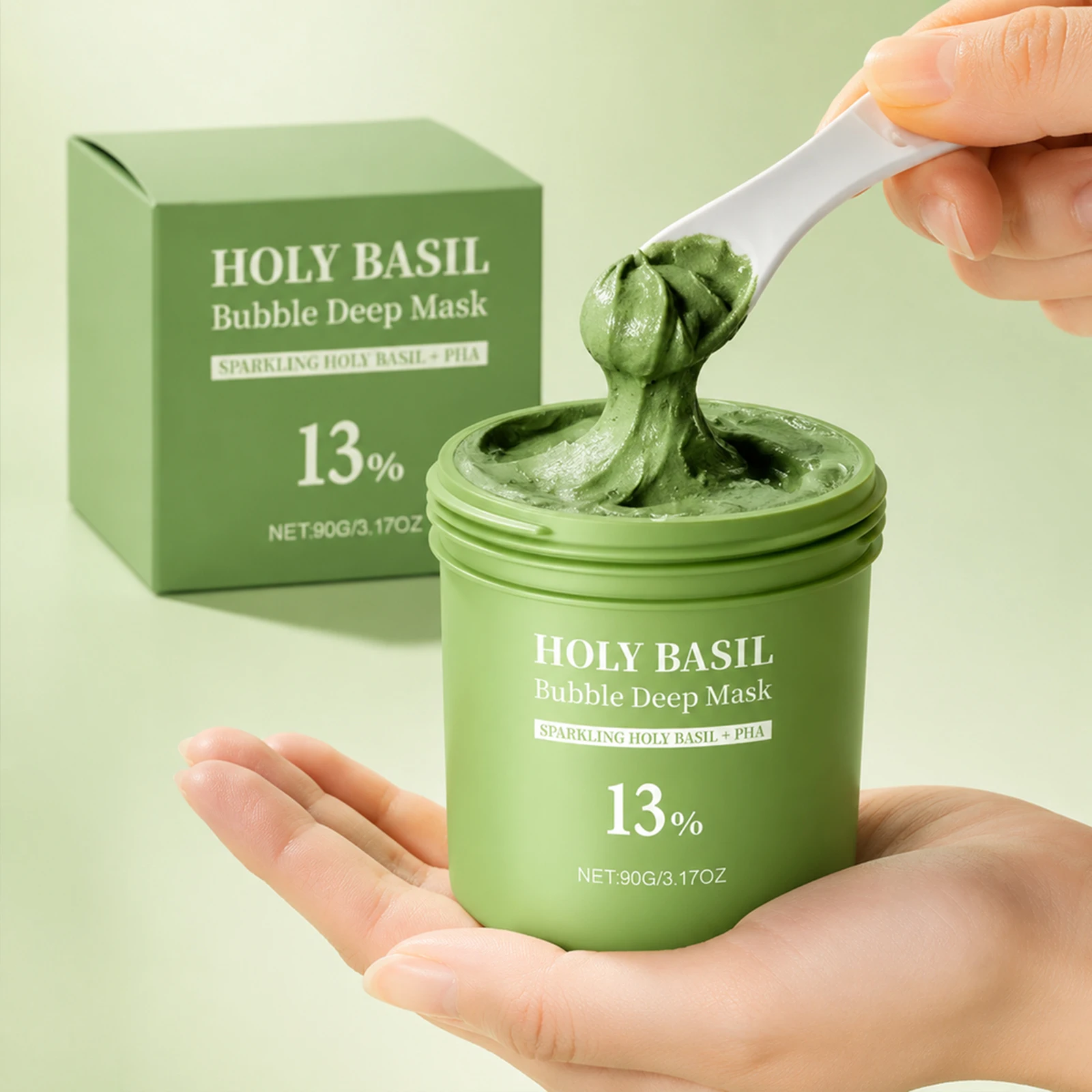 Green Tea Cleansing Clay Mask - Diep reinigend groene thee moddermasker, verwijdert
