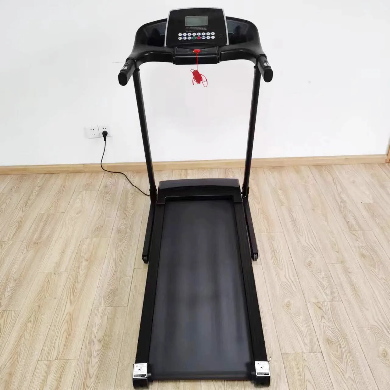 LFLY Easy to Use Home Fitness Motorized Tredmill Running Machine Stable Steel LCD Screen Display Foldable Electric Treadmill