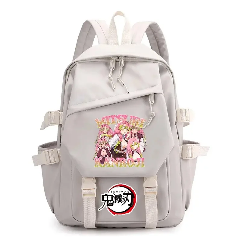 

Hashira Geiko Hen Kanroji Mitsuri Backpack Teenarges Schoolbag Demon Slayer Boys Girls Children Causal Book Laptop Outdoor Bags