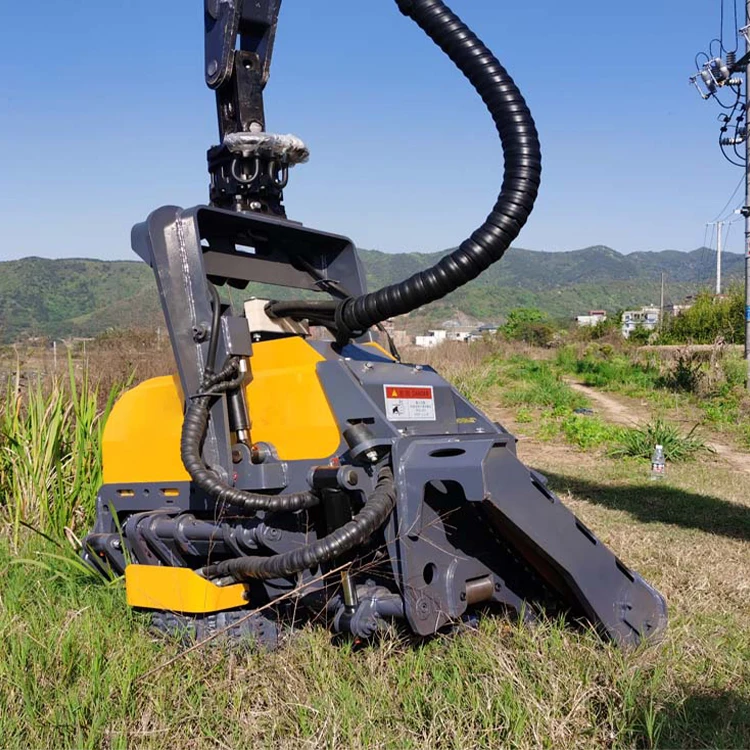 Forestry Trees Cutting Felling Log Harvester Heads Machine Tree Head Harvest Equipped With 10-25Ton Excavator