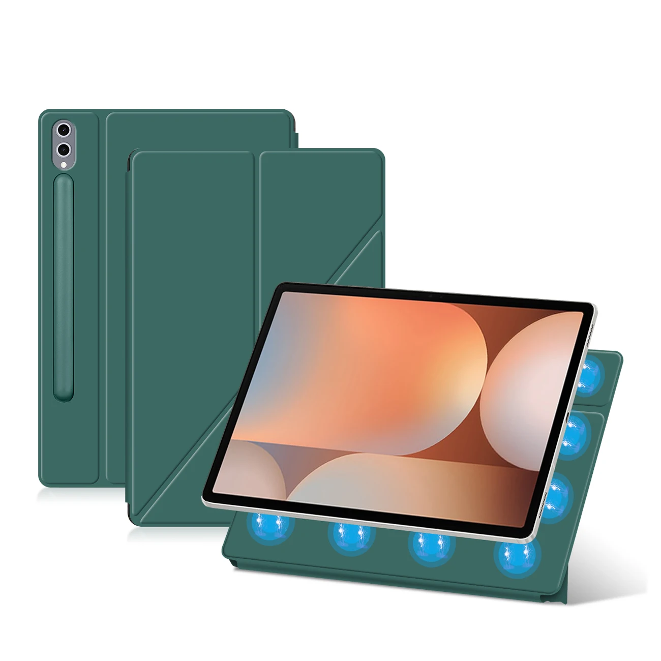 Magnetische Hülle für Samsung Galaxy Tab S9 S10 FE S7 S8 Plus S9FE S7FE S9+ S8+ S8 S9 S10 Ultra Talbet Stand Smart Shell Cover Cases – Detail 22