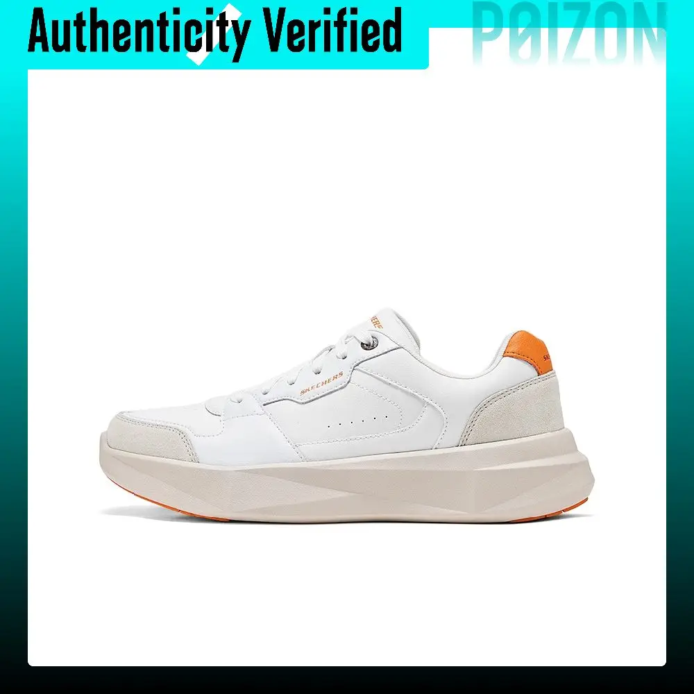Skechers Abrasion Resistant Slip Resistant Abrasion Resistant Slip Resistant Low top Skateboard Shoes Men's White 210996-WHT