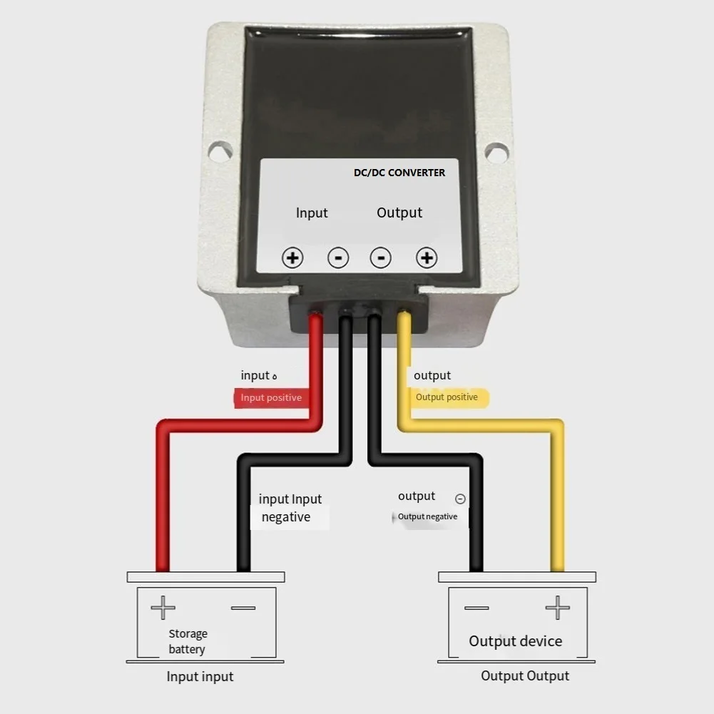 Industrial 12V to 15V DC for boost Converter 225W 15A Output IP68 Rated Enclosure and Multi-Layer Electrical Protection System