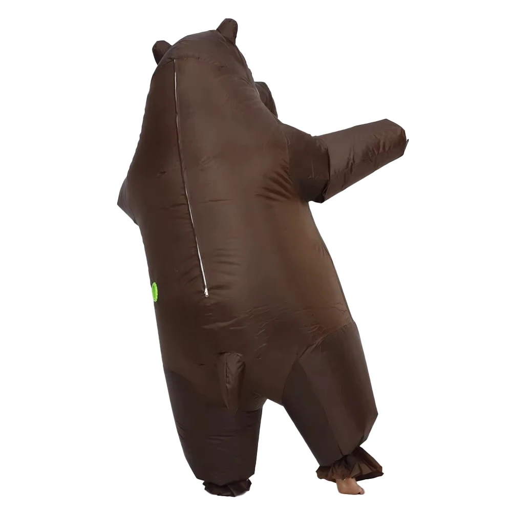 Inflatable Hippo เครื่องแต่งกายน่ารักการ์ตูน Air Blown Hippopotamus COSPLAY Mascot สําหรับงานปาร์ตี้กลางแจ้งโฆษณา