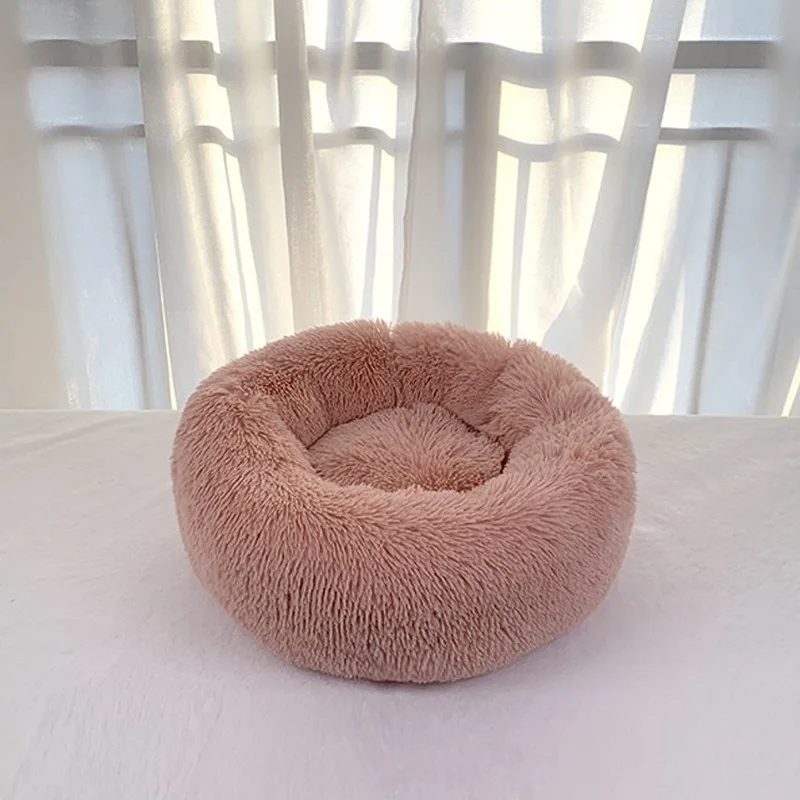 

Dog Beds for Large Dogs Pet Bed Dog House Dog Accessories Detachable Round Shape Plush